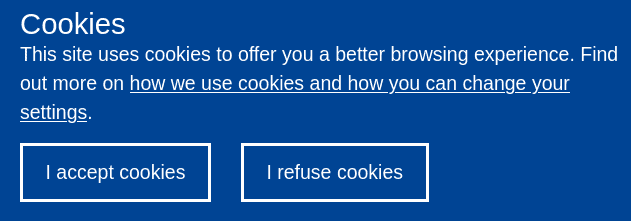 An example of a valid cookie consent banner